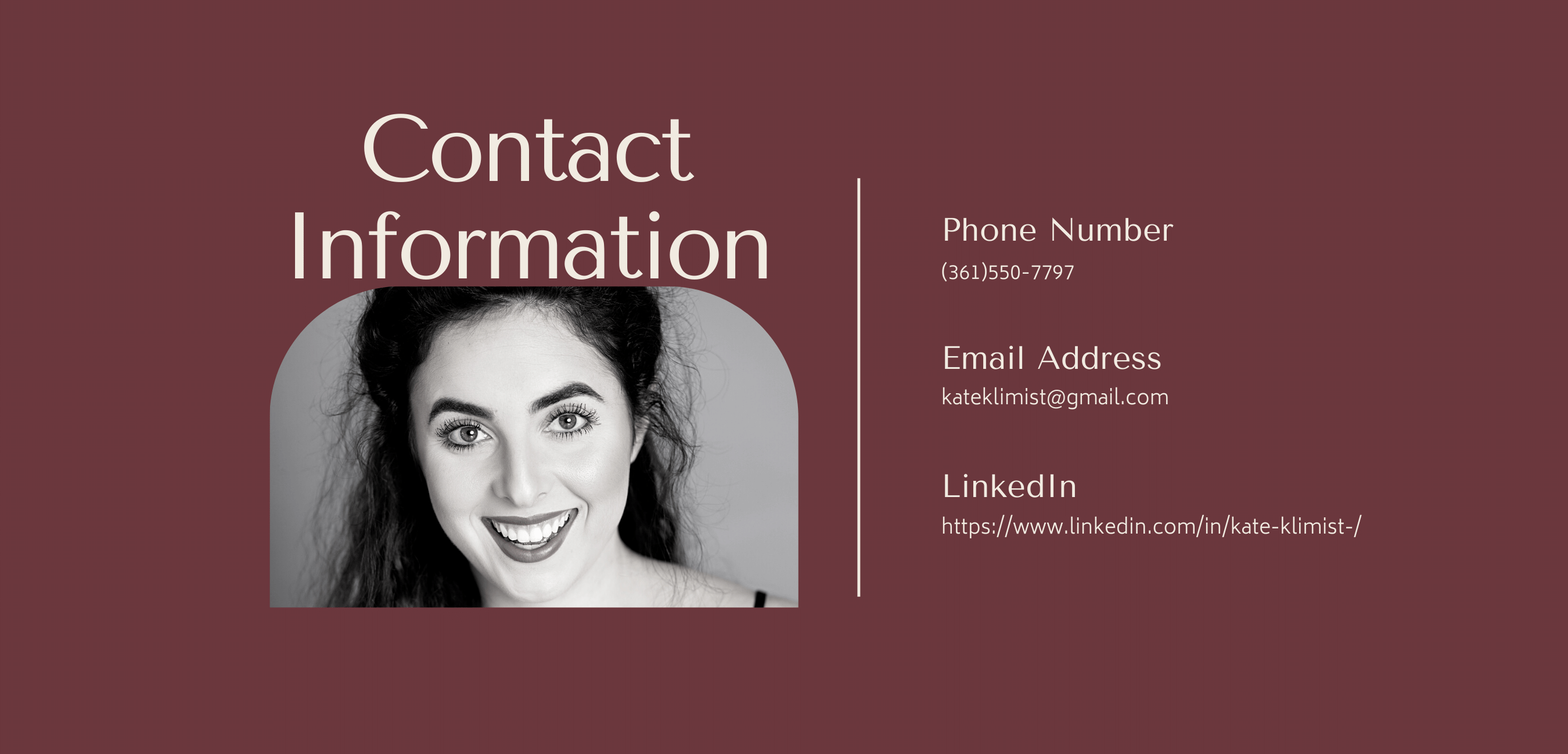 Contact info